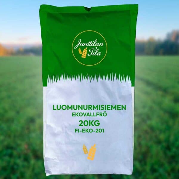 Junttilan Tila luomunurmisiemen 20kg pikkusäkki