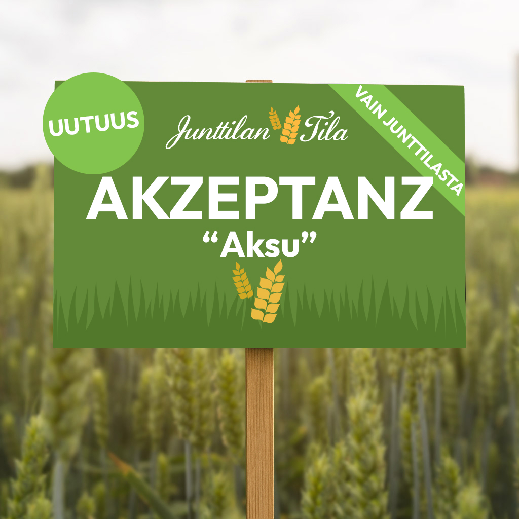 Akzeptanz kevätvehnä vain Junttilan Tilalta